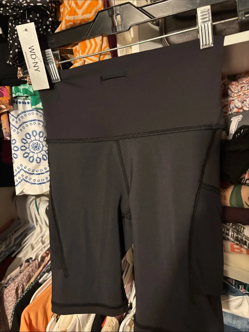 Lululemon black High-Waist Performance Bike Shorts